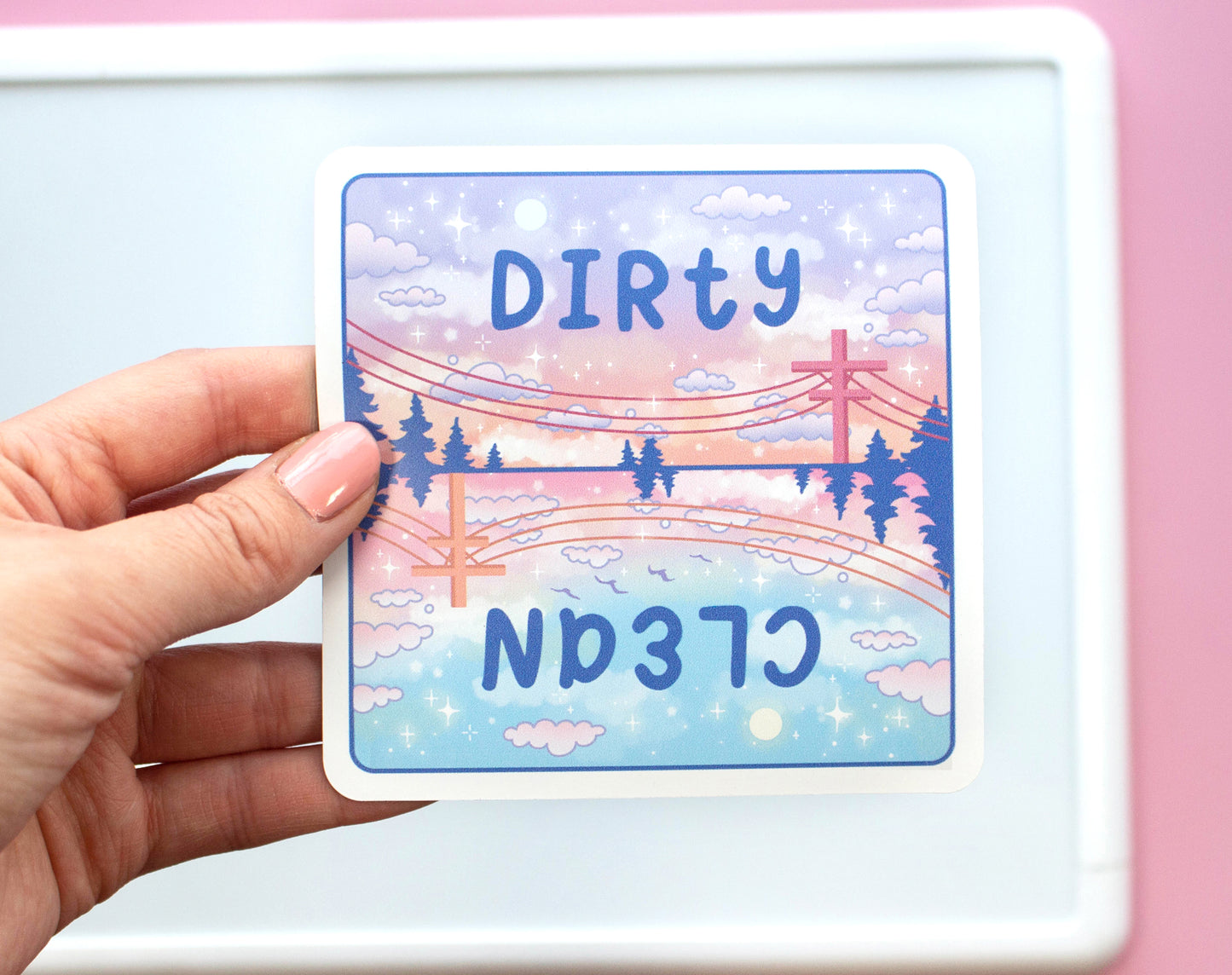 Day and Night Dishwasher Magnet