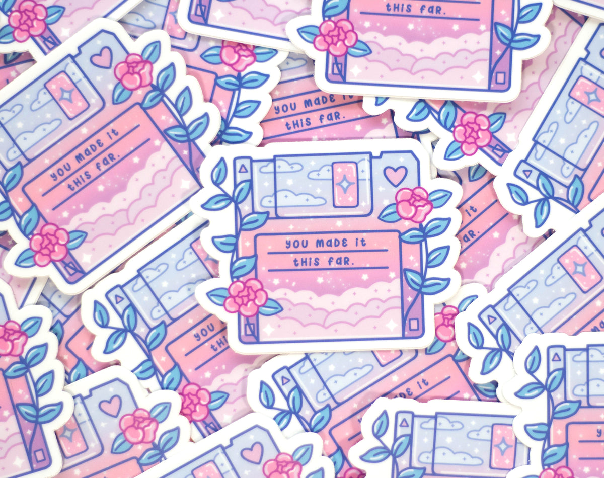 Floppy Disk Sticker – Unicorn Eclipse