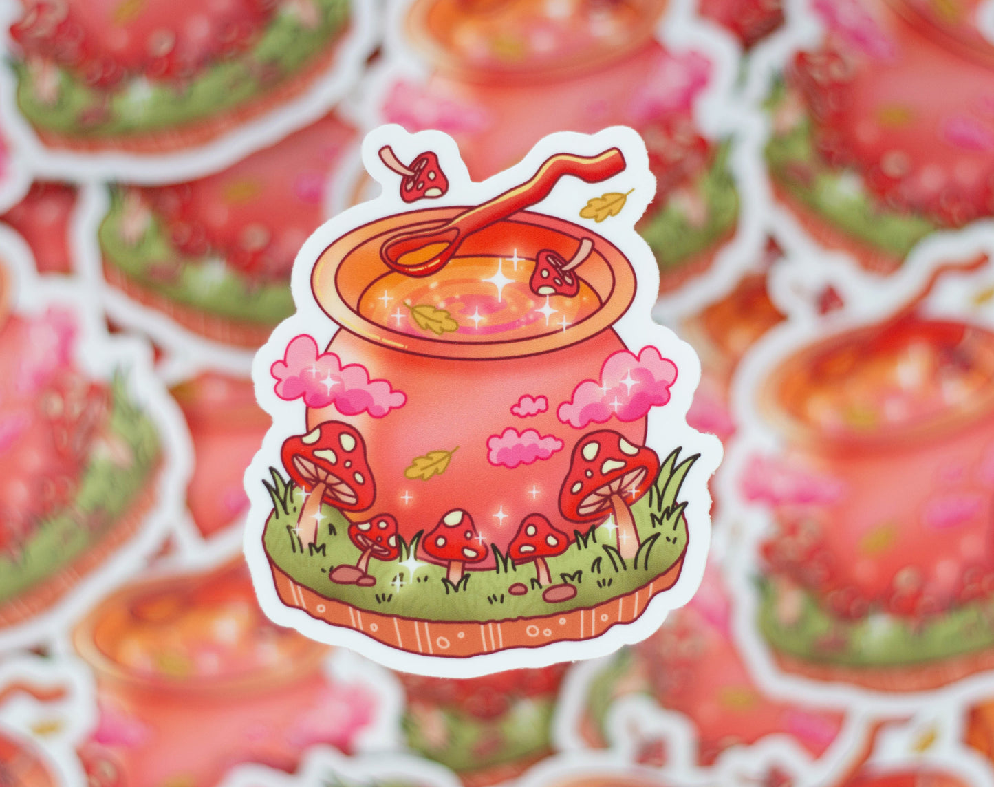 Mushroom Cauldron Sticker