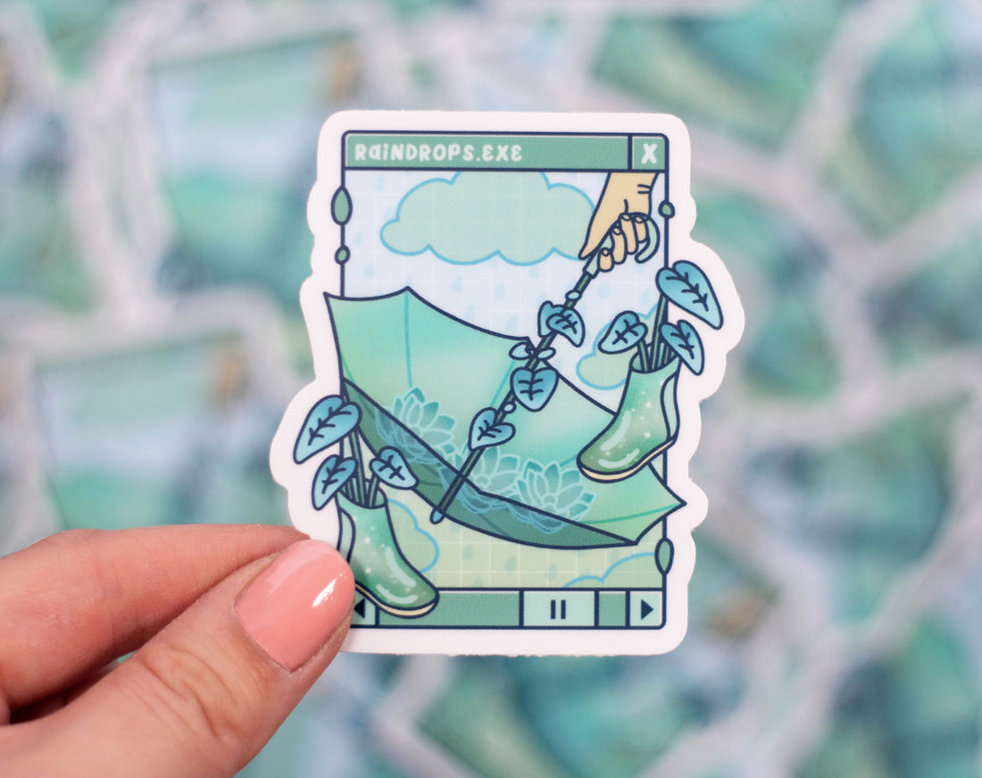Rainy Day Sticker – Unicorn Eclipse