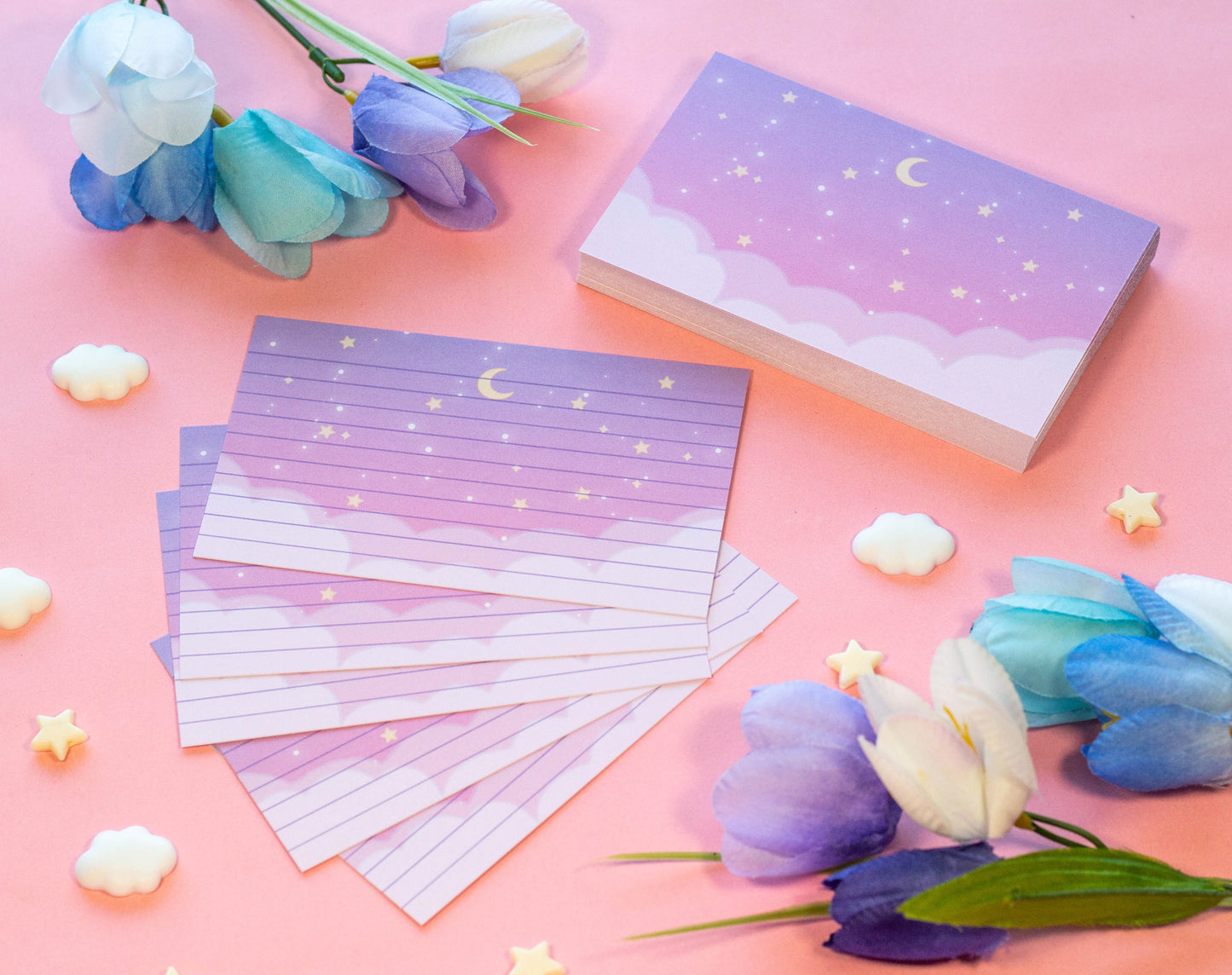 Starry Clouds Note Cards