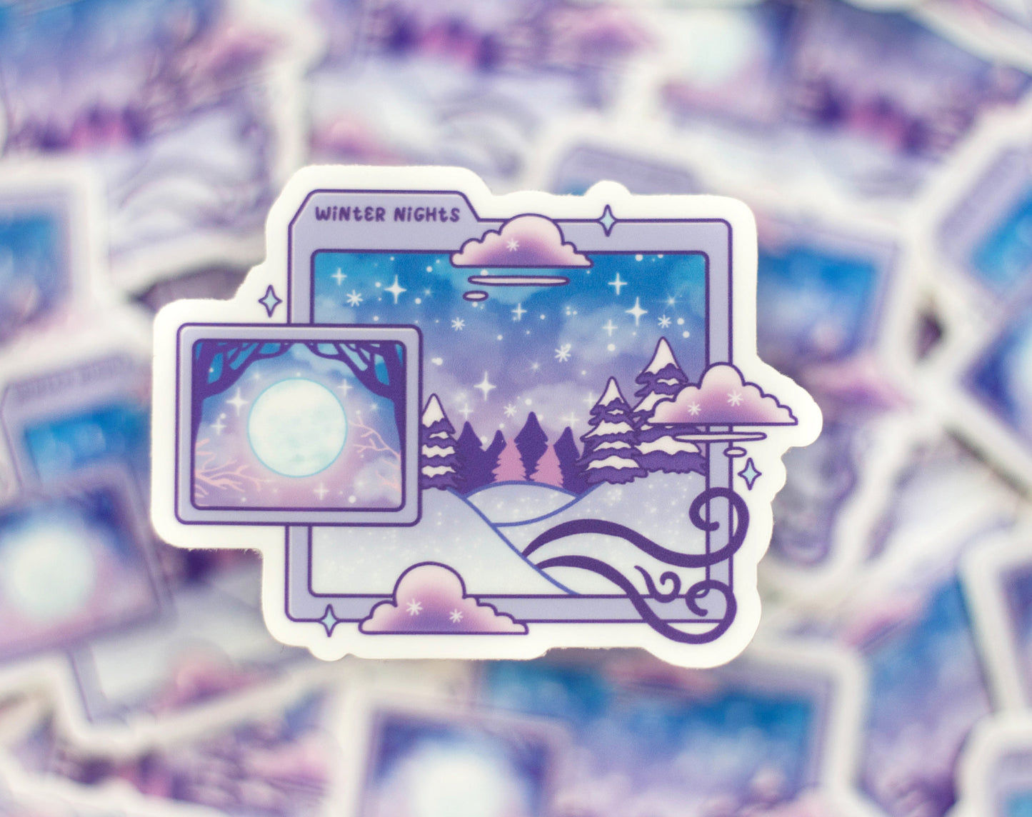 Winter Nights Sticker